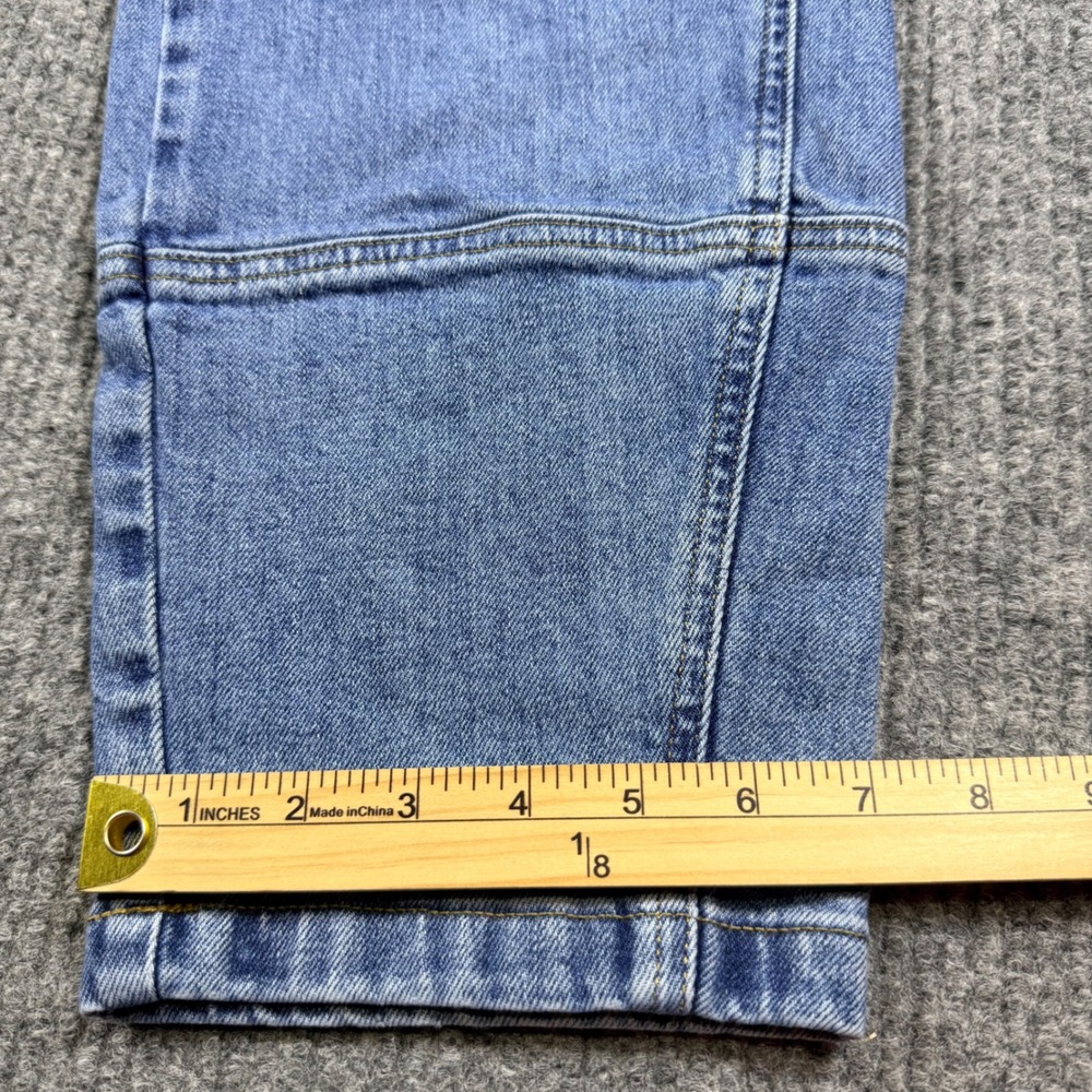 Everlane The Utility Barrel Jean 26R Medium Blue High Rise Curved Leg Denim - Picture 7 of 11